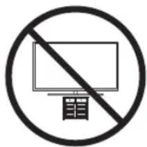 SAMSUNG QE55Q85RAT - Sakerhetsforeskrifter: Fäst tv:n på vöggen für att undvika att den faller - 1