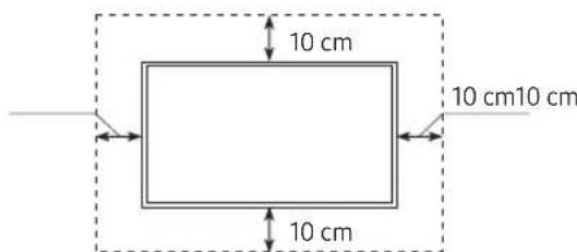SAMSUNG QE55Q85RAT - Ventilation adaptée de votre téléviseur - 2