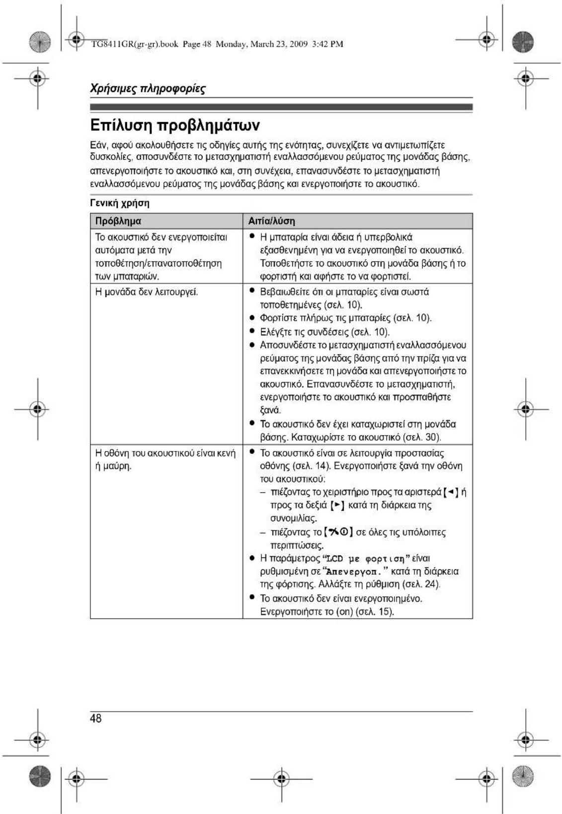 PANASONIC KXTG8411GR - Aiaypaqn oToiXeiw kaIouvToC - 13