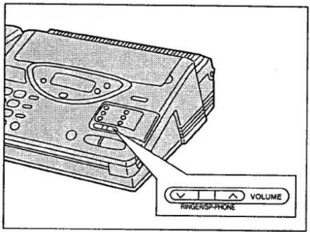 PANASONIC KXF2510 - Réglage des volumes - 1