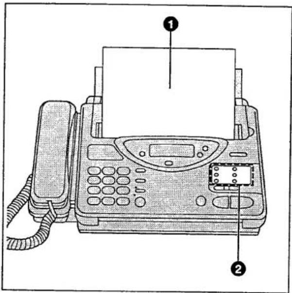 PANASONIC KXF2510 - Utilisation de la numérotation par touche unique : - 1