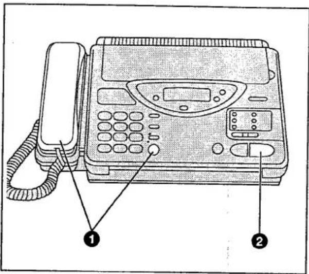 PANASONIC KXF2510 - Réception manuelle - 1