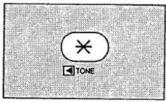 PANASONIC KXF2510 - Touche TONE. - 1