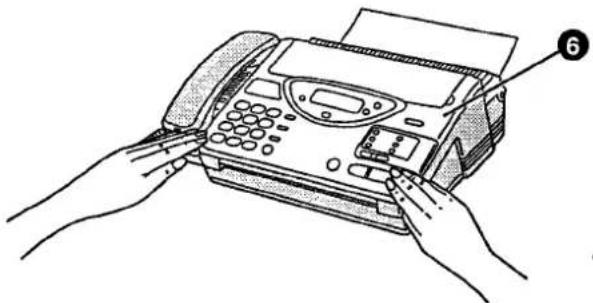 PANASONIC KXF2510 - Suppression d'un bourrage de papier thermique - 4