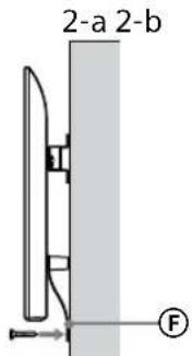 SONY KD65XG8096 - Prevenirea alunecarii partii de jos a televizorului. - 1