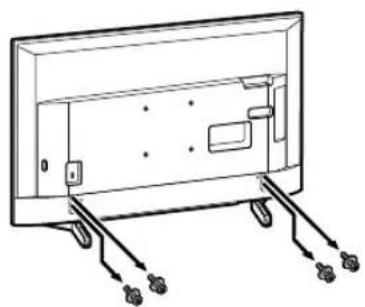 SONY KD65XG8096 - Valassza le az asztali allvanyt a tv-keszulekról. - 1