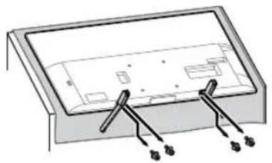SONY KD65XG8096 - Rimuovere il supporto da ravolo dal tevisore. - 1