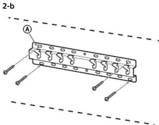SONY KD65XG8096 - Montering af basen pa væggen - 2