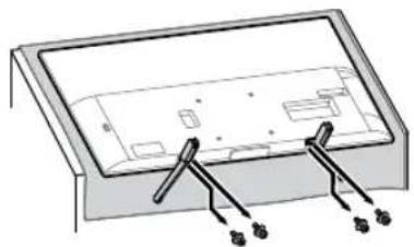 SONY KD65XG8096 - Odmontujte stolovy stojan od TV prijimača. - 1