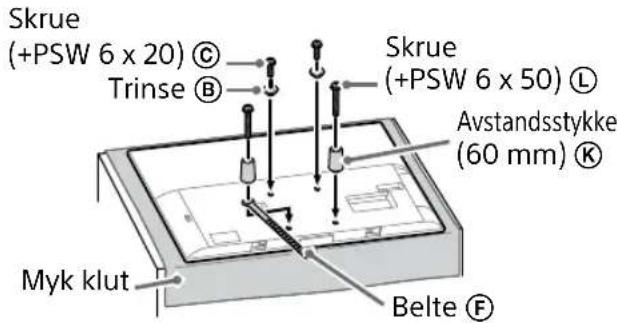 SONY KD65XG8096 - Standard montering (2-a) - 1