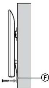 SONY KD65XG8096 - Preventing the bottom of the TV from shifting. - 2