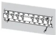 SONY KD65XG8096 - Följ anvisingarna i den har bruksanvisingen noga sa att monteringen av vaggfustet uppfyller sakerhetskraven. - 1