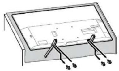 SONY KD65XG8096 - Valassza le az asztali allvanyt a tv-keszülékról. - 1