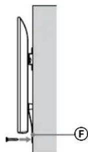 SONY KD65XG8096 - Voorkom dat de onderkant van de tvGaat bewegen. - 2