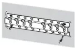 SONY KD65XG8096 - Accertarsi di installare saldamente la staffa di montaggio a parete rispetto le istruzioni contenate in quello manuale. - 1