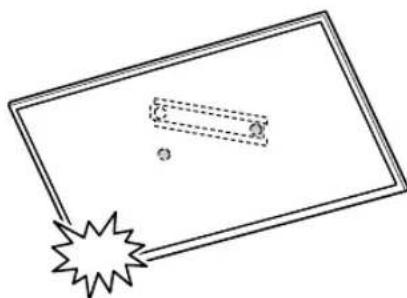 SONY KD65XG8096 - Montieren Sie das Fernsehgerät auf der Grundplatte oder dem Grundplattenadapter. - 1