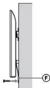 SONY KD65XG8096 - Verhindern Sie, dass sich die Unterseite des Fernsehgerats bewegt. - 2