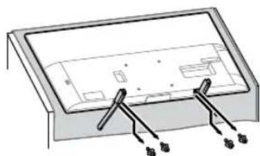 SONY KD65XG8096 - Detach the Table-Top Stand from the TV. - 1