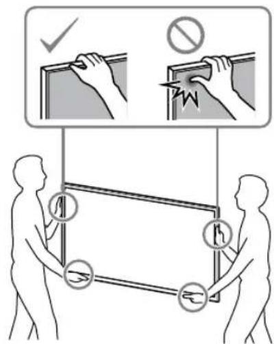 SONY KD65XG8096 - Installer TV'et på basen eller baseadaptereren. - 1