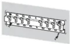 SONY KD65XG8096 - Montážnu konzolu na stenu namontujte bezpečne na stenu podla nasledujúcich pokynov v tomto námode. - 1