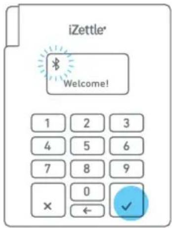 iZettle Card Reader Pro - Note: Charge the card reader for 3 hours before using it for the first time. - 2