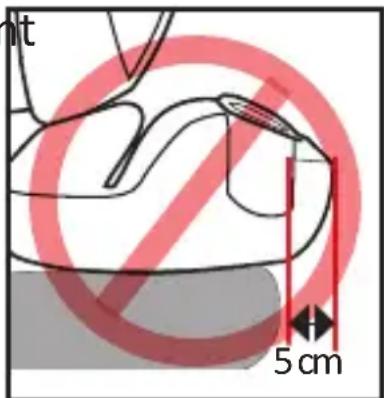 Harmony Optyma 3in1 Deluxe - THE VEHICLE SEAT MUST FACE FORWARD. DO NOT - 4