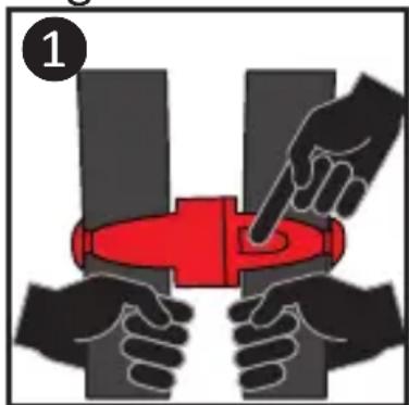 Harmony Optyma 3in1 Deluxe - SECURING CHILD IN CHILD RESTRAINT - 1