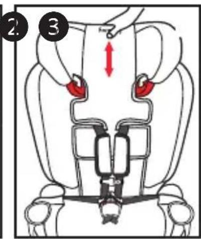 Harmony Optyma 3in1 Deluxe - HEADREST HEIGHT ADJUSTMENT - 2