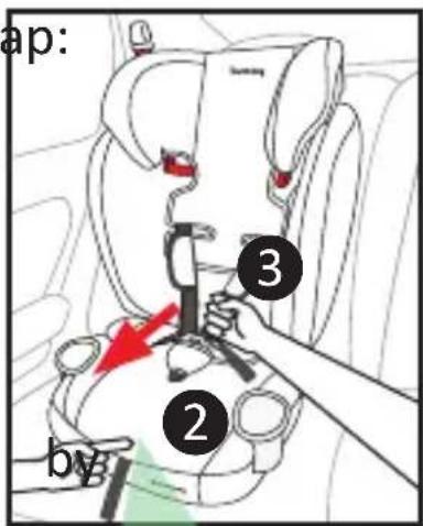 Harmony Optyma 3in1 Deluxe - SECURING CHILD IN CHILD RESTRAINT - 2