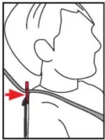 Harmony Optyma 3in1 Deluxe - Utiliser le GUIDE de positionnement de la ceinture diagonale - 3