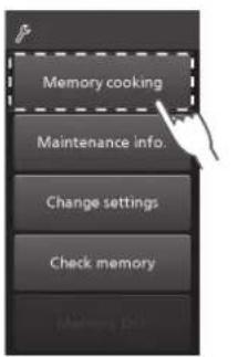 PANASONIC NESCV2 - Hur du modifierar minnet - 1