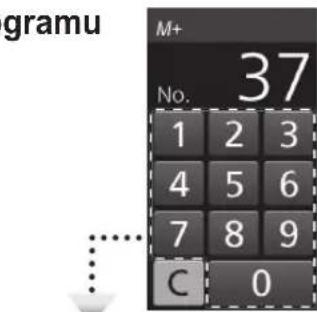 PANASONIC NESCV2 - Wpisać wybrany numer dla danego programu M+ - 1
