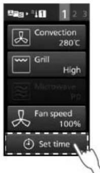 PANASONIC NESCV2 - Stel de bereidingstijd in - 1