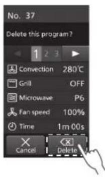 PANASONIC NESCV2 - Confirmez les données et appuyez sur supprimer Delete - 1