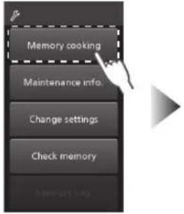 PANASONIC NESCV2 - Memory cooking (Cottura a memoria) - 1