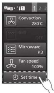 PANASONIC NESCV2 - Tryck Sat time for att ange tid - 1