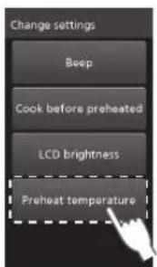 PANASONIC NESCV2 - Voorverwarmtemperatuur - 2