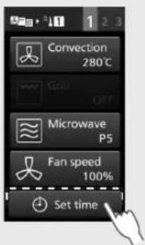 PANASONIC NESCV2 - Garzeit einstellen Set time - 1