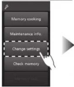 PANASONIC NESCV2 - Change settings (cambiar ajustes) - 1