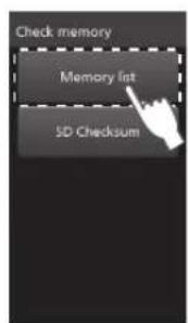 PANASONIC NESCV2 - Memory list (Lista de memoria) - 2