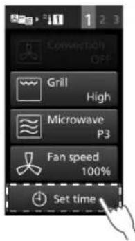 PANASONIC NESCV2 - Premere Set time (Impostare il tempo) - 1