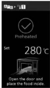 PANASONIC NESCV2 - Selecteer na het Handmatig voorverwarmen de optie Hetelucht - 1