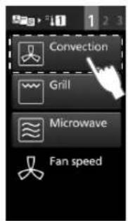 PANASONIC NESCV2 - Nach Manuell Vorheizen, wahlen Sie Heissluft Convection - 3
