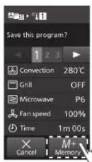 PANASONIC NESCV2 - Wcisnac Zapisane programy Memory - 1