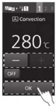 PANASONIC NESCV2 - Impostare la temperature del forn o premere OK - 1