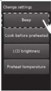 PANASONIC NESCV2 - Change settings (Modifica impostazioni) - 2