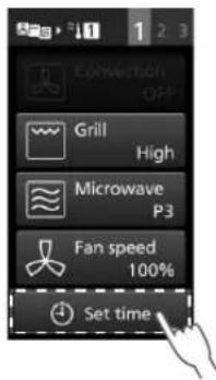 PANASONIC NESCV2 - Appuyez sur Régler le temps Set time - 1