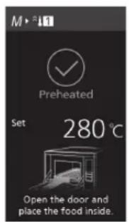 PANASONIC NESCV2 - Le préchauffage a été complété - 1