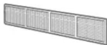 PANASONIC NESCV2 - ■ Filtro de aire Secar tras lavar con agua - 1