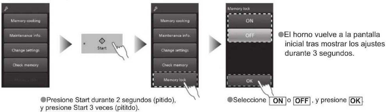 PANASONIC NESCV2 - Memory lock (bloqueo de memoria) - 1